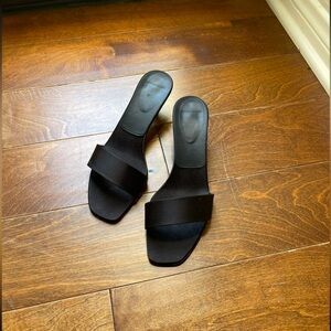 LouLou Studio Elys Satin Mules - Size 40